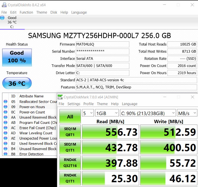 crystal disk info ssd