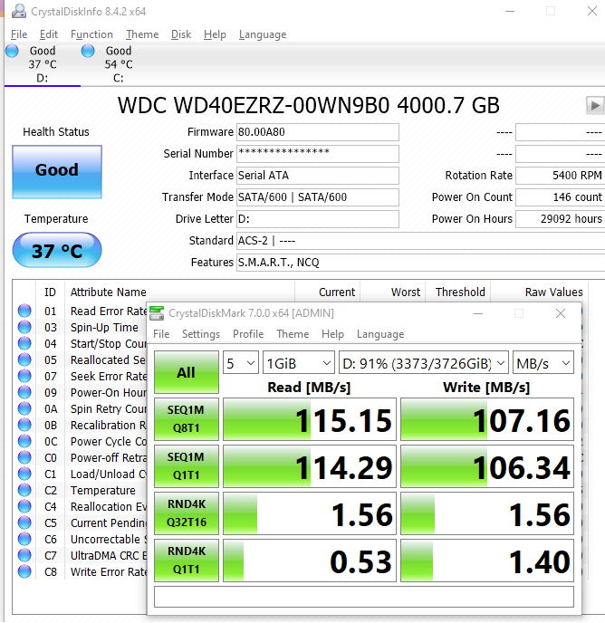 Ssd on sale benchmark crystal